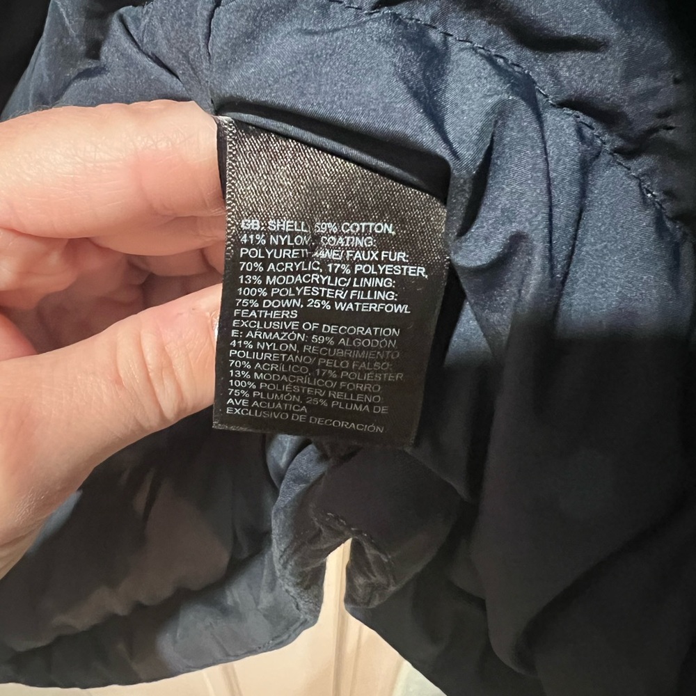 The North Face Womens Downtown Parka Urban Navy sz M NWOT - Picture 11 of 13